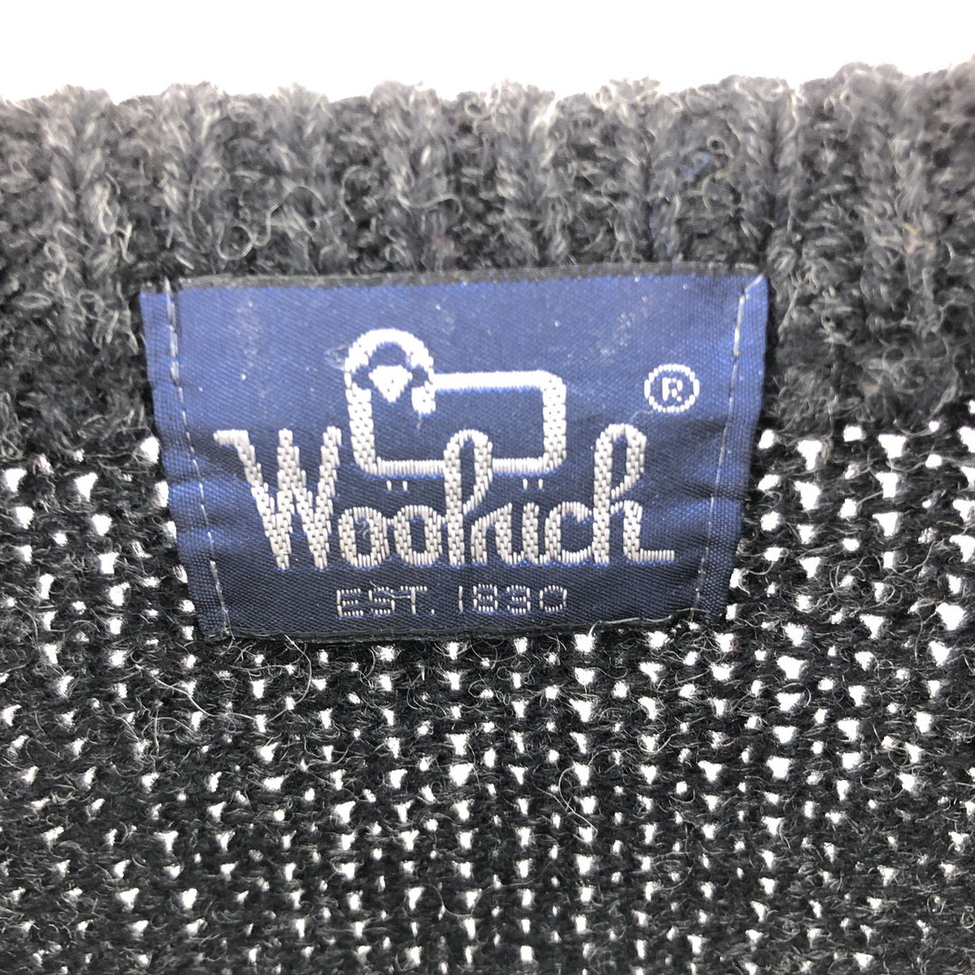 80'S WOOLRICH All-over Print Nordic Sweater Men's L Vintage /eaa405064