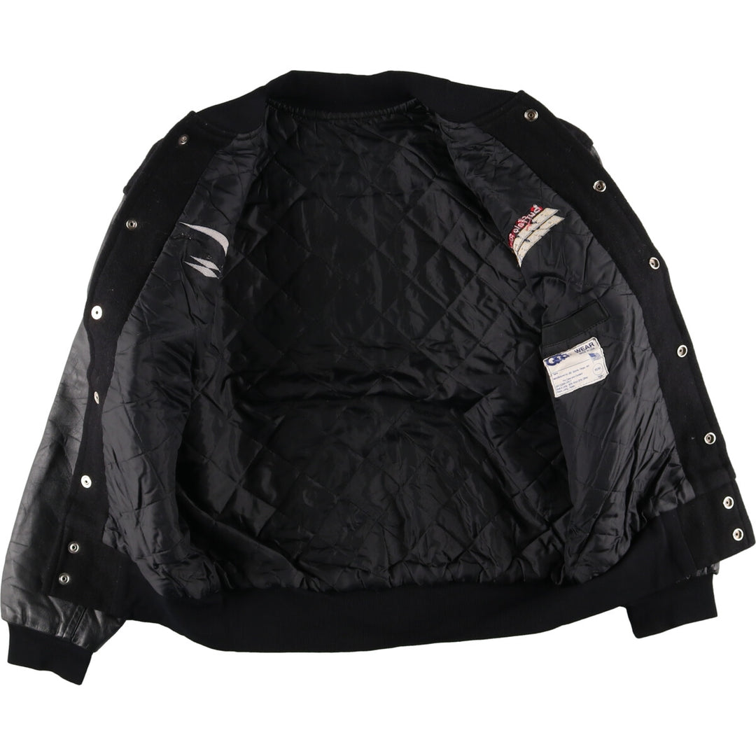 G WEAR Back Embroidery Leather Sleeve Wool Varsity Jacket Award Jacket Varsity Jacket Made in USA Men's M /eaa405133