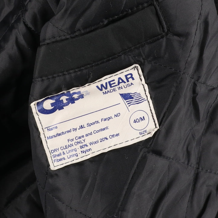 G WEAR Back Embroidery Leather Sleeve Wool Varsity Jacket Award Jacket Varsity Jacket Made in USA Men's M /eaa405133