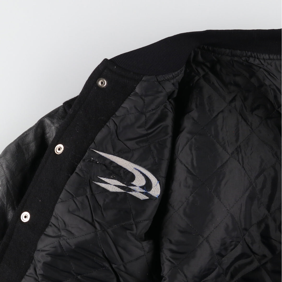 G WEAR Back Embroidery Leather Sleeve Wool Varsity Jacket Award Jacket Varsity Jacket Made in USA Men's M /eaa405133