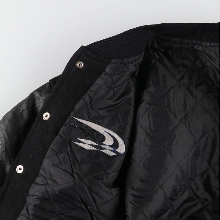 G WEAR Back Embroidery Leather Sleeve Wool Varsity Jacket Award Jacket Varsity Jacket Made in USA Men's M /eaa405133