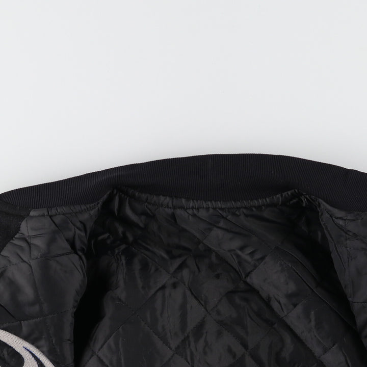 G WEAR Back Embroidery Leather Sleeve Wool Varsity Jacket Award Jacket Varsity Jacket Made in USA Men's M /eaa405133