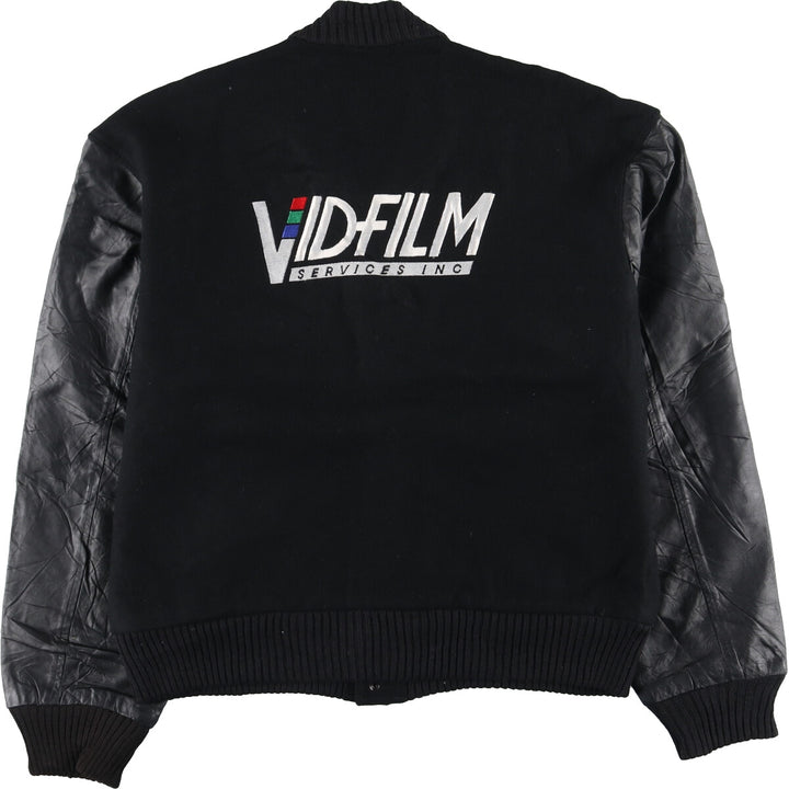 California Custom Jackets Back Embroidery Leather Sleeve Wool Varsity Jacket Award Jacket Varsity Jacket Made in USA Men's XL /eaa405134