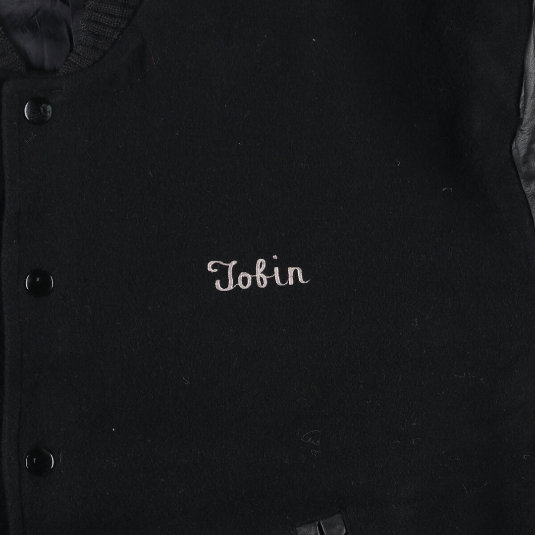 California Custom Jackets Back Embroidery Leather Sleeve Wool Varsity Jacket Award Jacket Varsity Jacket Made in USA Men's XL /eaa405134