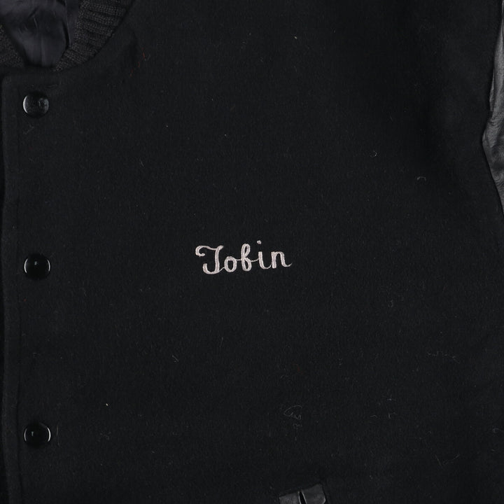 California Custom Jackets Back Embroidery Leather Sleeve Wool Varsity Jacket Award Jacket Varsity Jacket Made in USA Men's XL /eaa405134