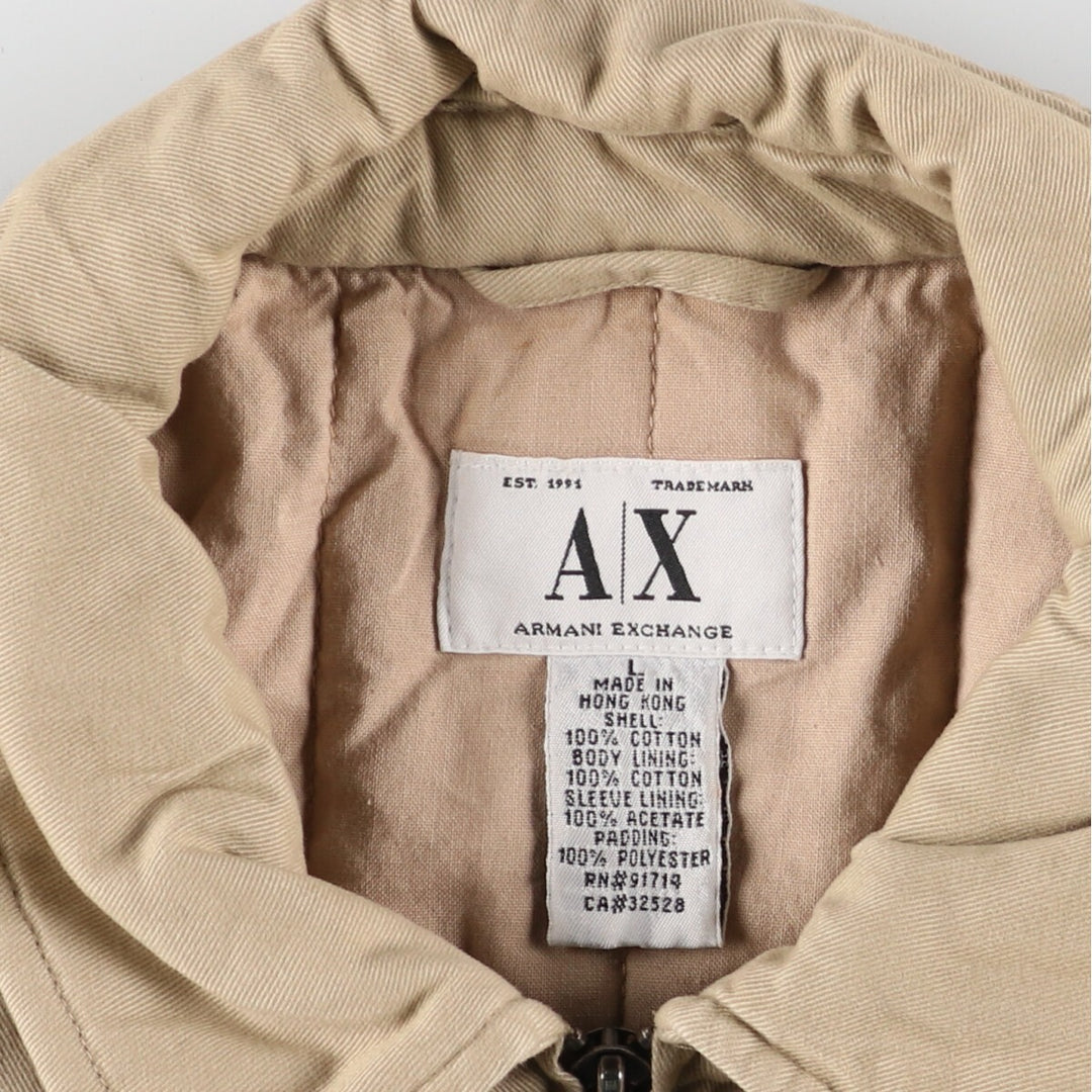 ARMANI EXCHANGE Padded Cotton Jacket Men's L /eaa405265
