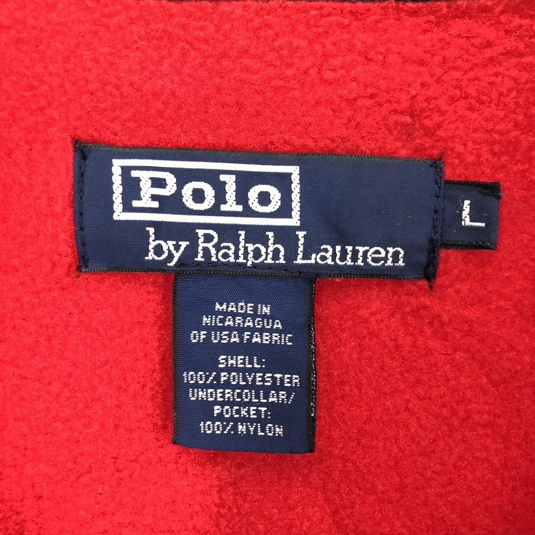 Ralph Lauren POLO by Ralph Lauren Swing Top Type Collared Fleece Jacket Men's L /eaa405303