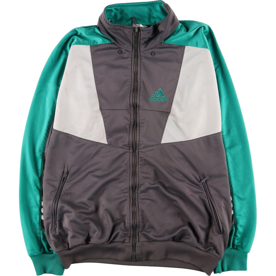 90'S Adidas Back Logo Jersey Track Jacket Men's L Vintage / eaa405354