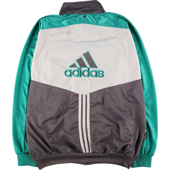 90'S Adidas Back Logo Jersey Track Jacket Men's L Vintage / eaa405354