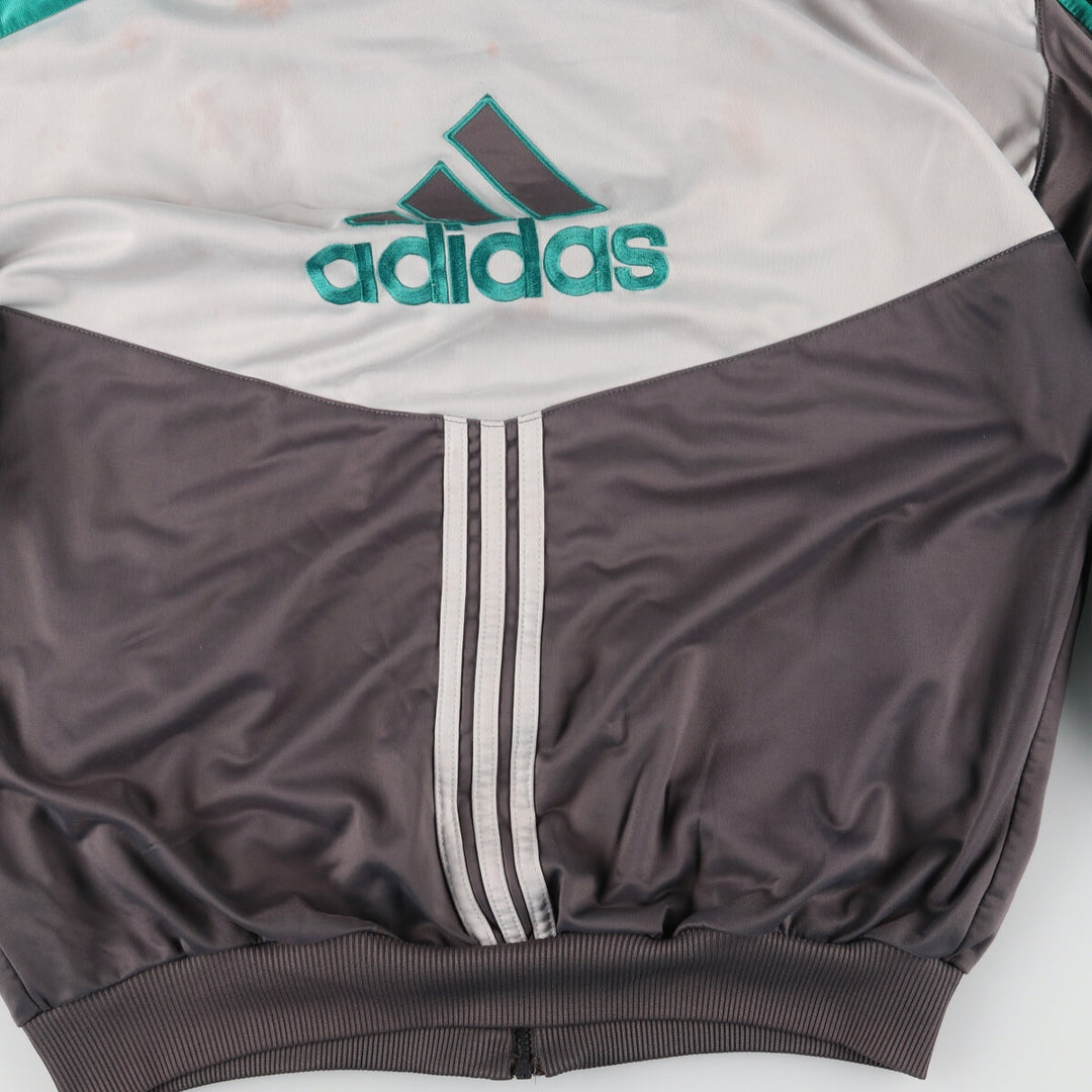 90'S Adidas Back Logo Jersey Track Jacket Men's L Vintage / eaa405354