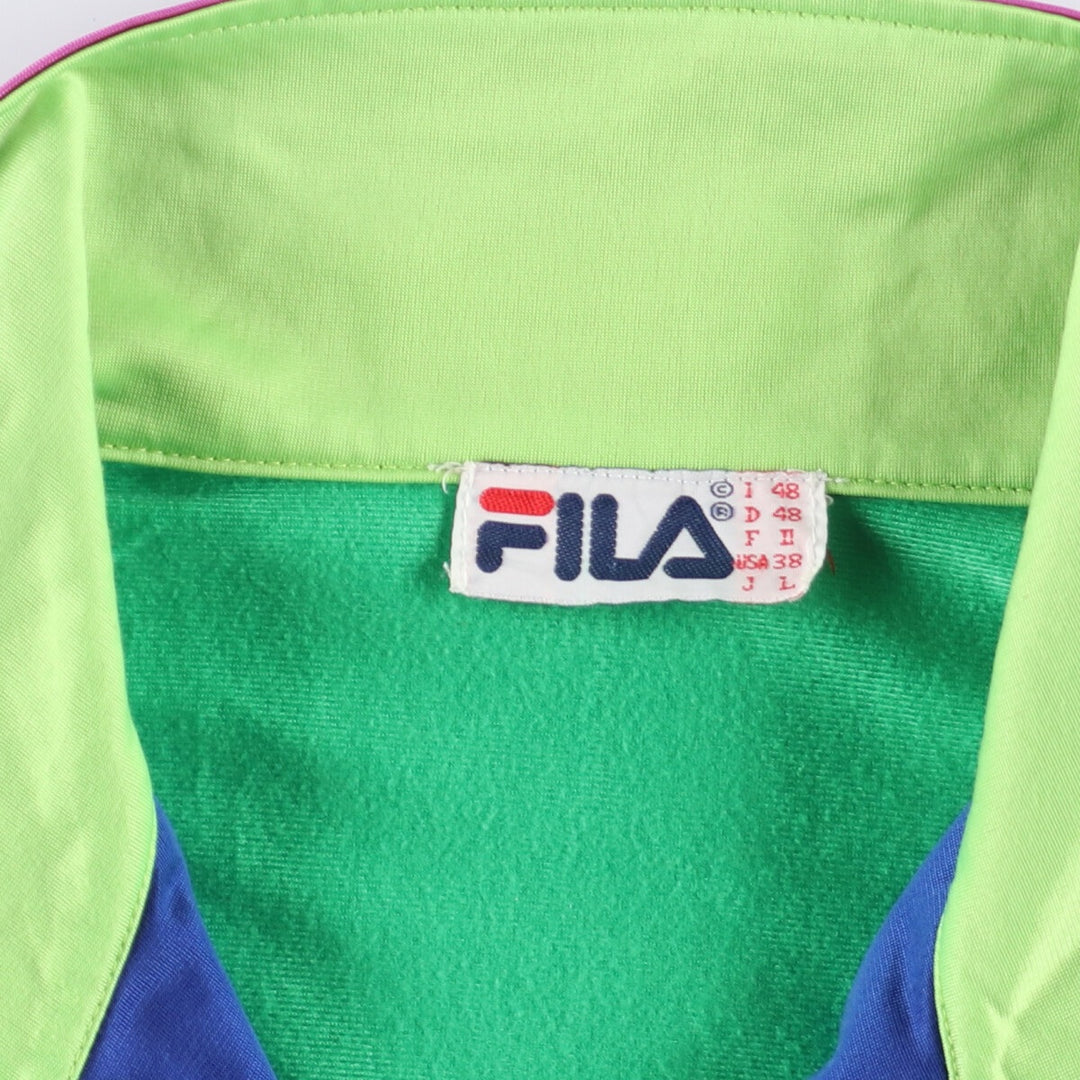 90'S FILA Jersey Track Jacket Men's L Vintage /eaa405396