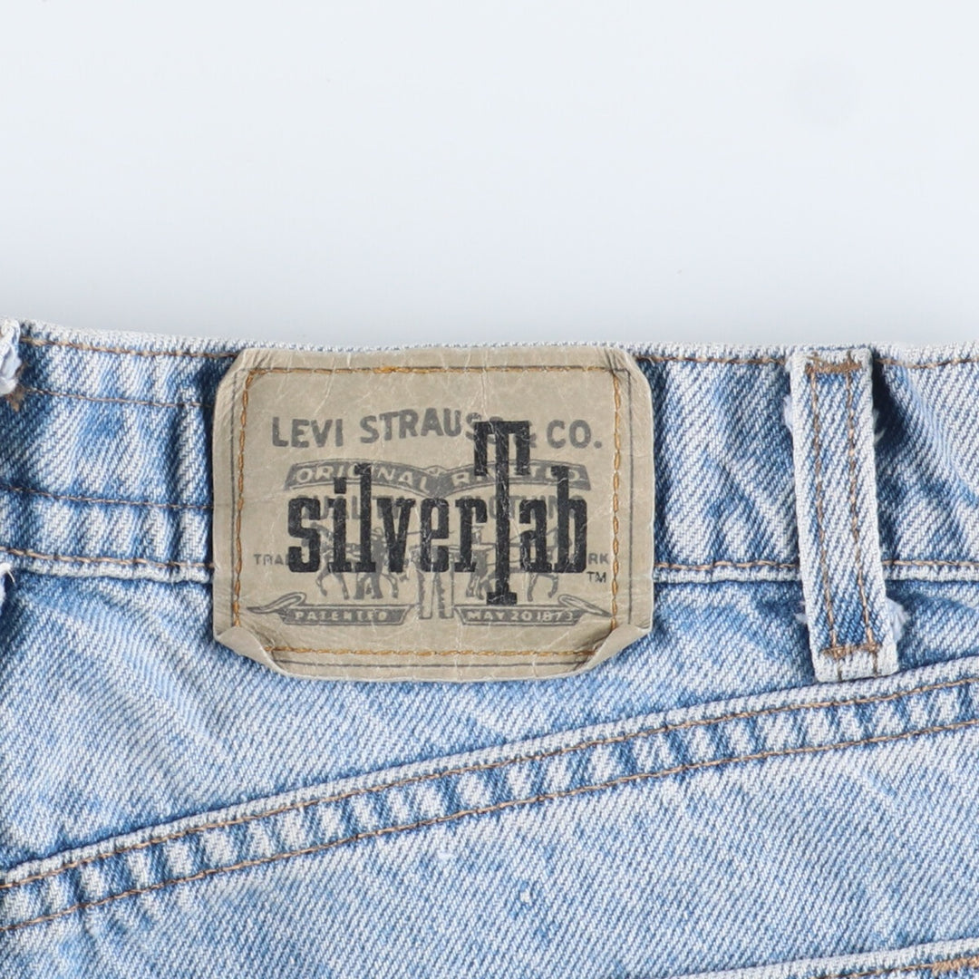 90'S Levi's Silver Tab BAGGY Tapered Denim Pants Made in USA Women's L (w30) Vintage /eaa405414