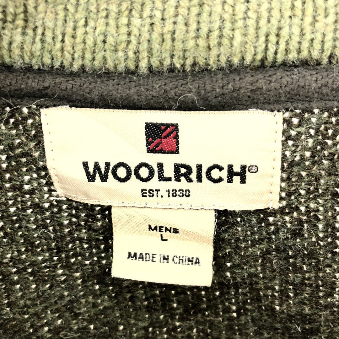 WOOLRICH Wool knit sweater Men's L /eaa405456