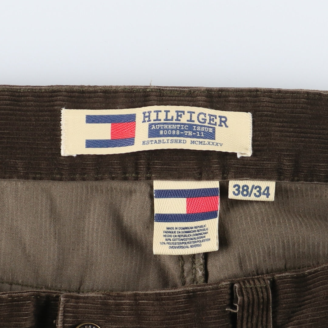 TOMMY HILFIGER Wide Ribbed Corduroy Pants Vintage / eaa405474