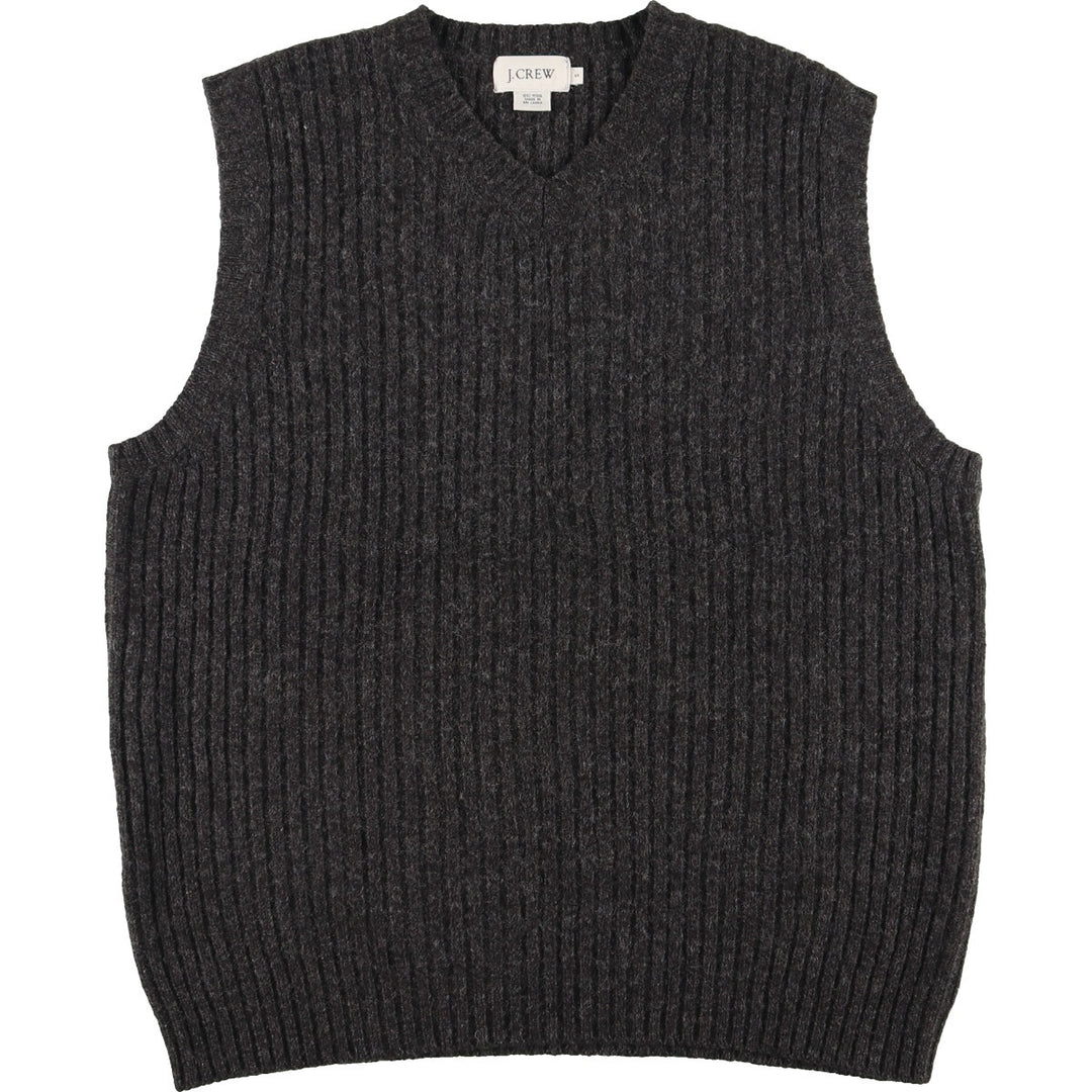 J.Crew V-neck wool knit vest, men's, S /eaa405525