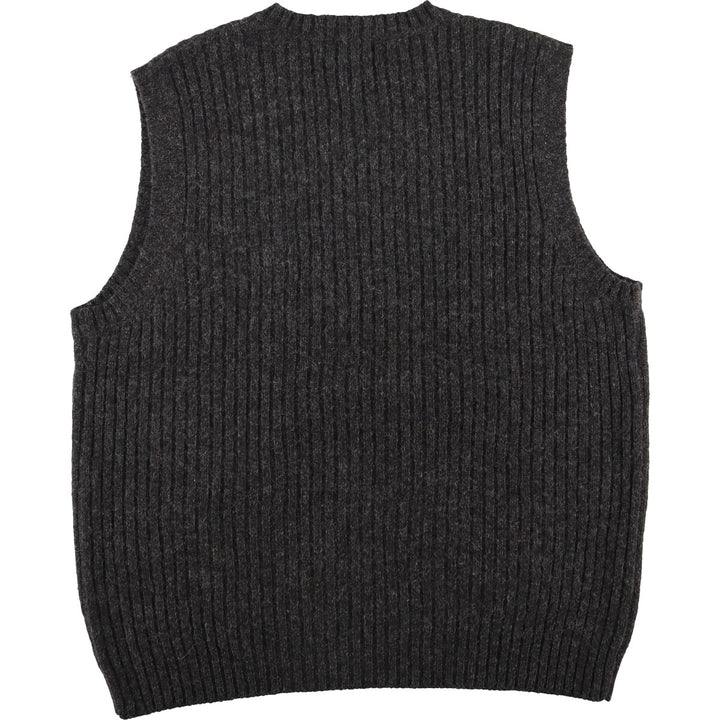 J.Crew V-neck wool knit vest, men's, S /eaa405525