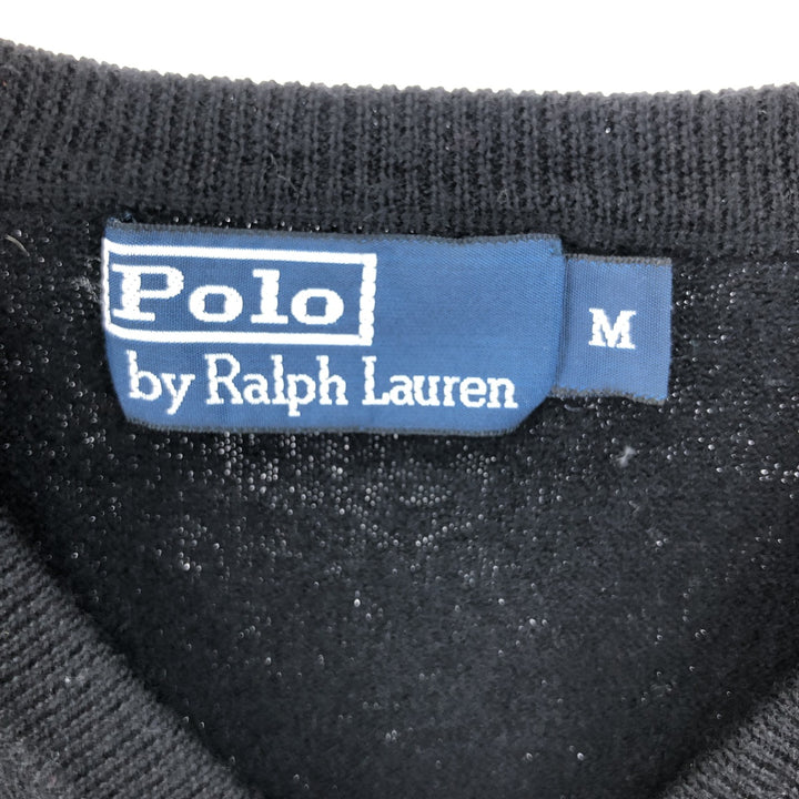 Ralph Lauren POLO by Ralph Lauren V-neck Merino wool knit sweater Women's M /eaa405683