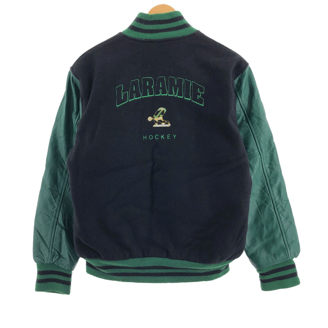 90'S GAME Wool Leather Sleeve Stadium Jacket Award Jacket Varsity Jacket Made in USA Men's S Vintage /eaa405723