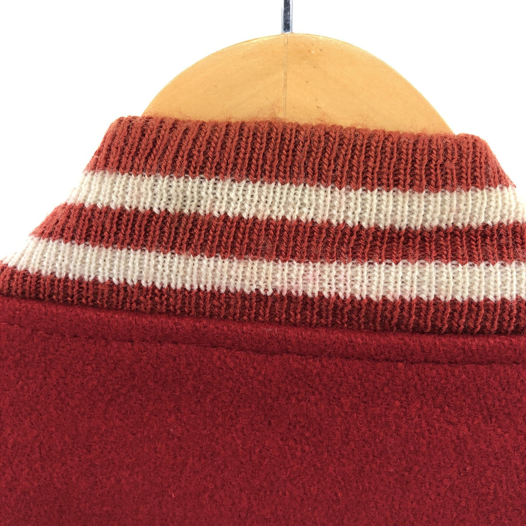 80'S BUTWIN Leather Sleeve Wool Varsity Jacket Award Jacket Varsity Jacket Made in USA Men's M Vintage /eaa405725