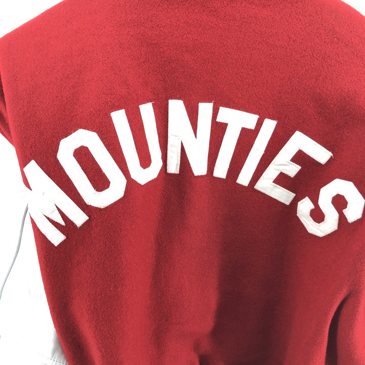 80'S BUTWIN Leather Sleeve Wool Varsity Jacket Award Jacket Varsity Jacket Made in USA Men's M Vintage /eaa405725