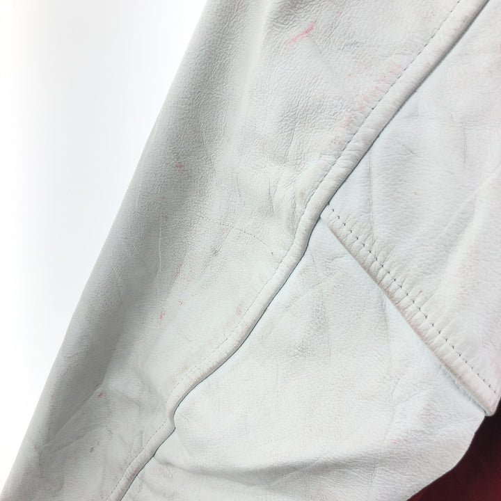 80'S BUTWIN Leather Sleeve Wool Varsity Jacket Award Jacket Varsity Jacket Made in USA Men's M Vintage /eaa405725