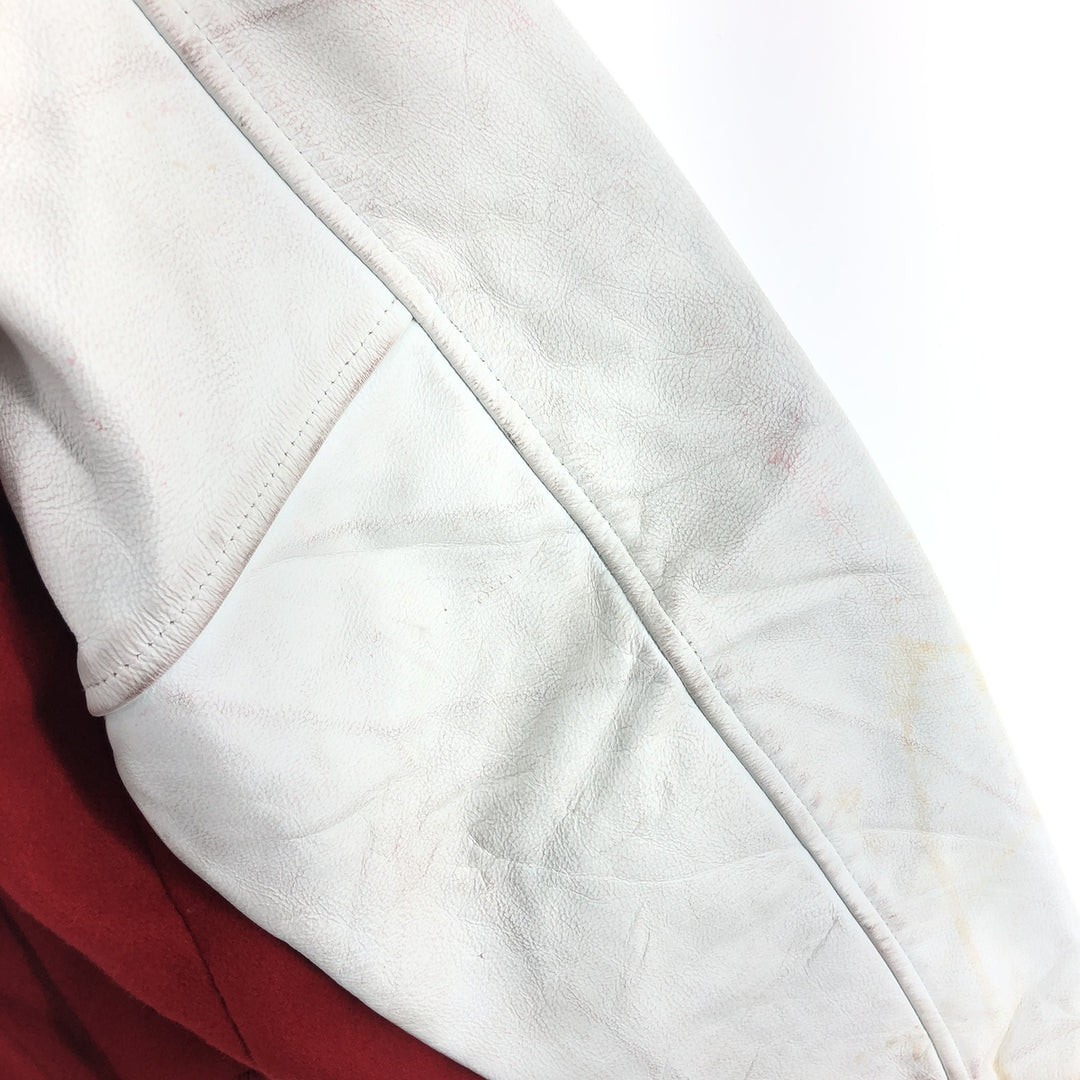 80'S BUTWIN Leather Sleeve Wool Varsity Jacket Award Jacket Varsity Jacket Made in USA Men's M Vintage /eaa405725