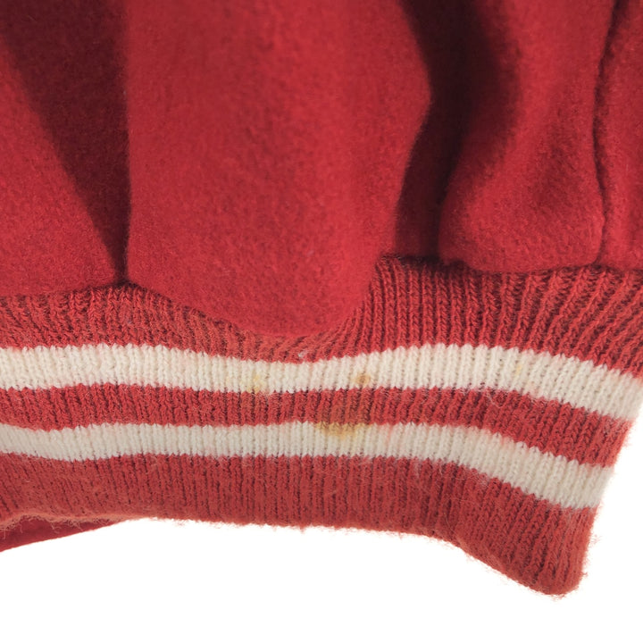 80'S BUTWIN Leather Sleeve Wool Varsity Jacket Award Jacket Varsity Jacket Made in USA Men's M Vintage /eaa405725