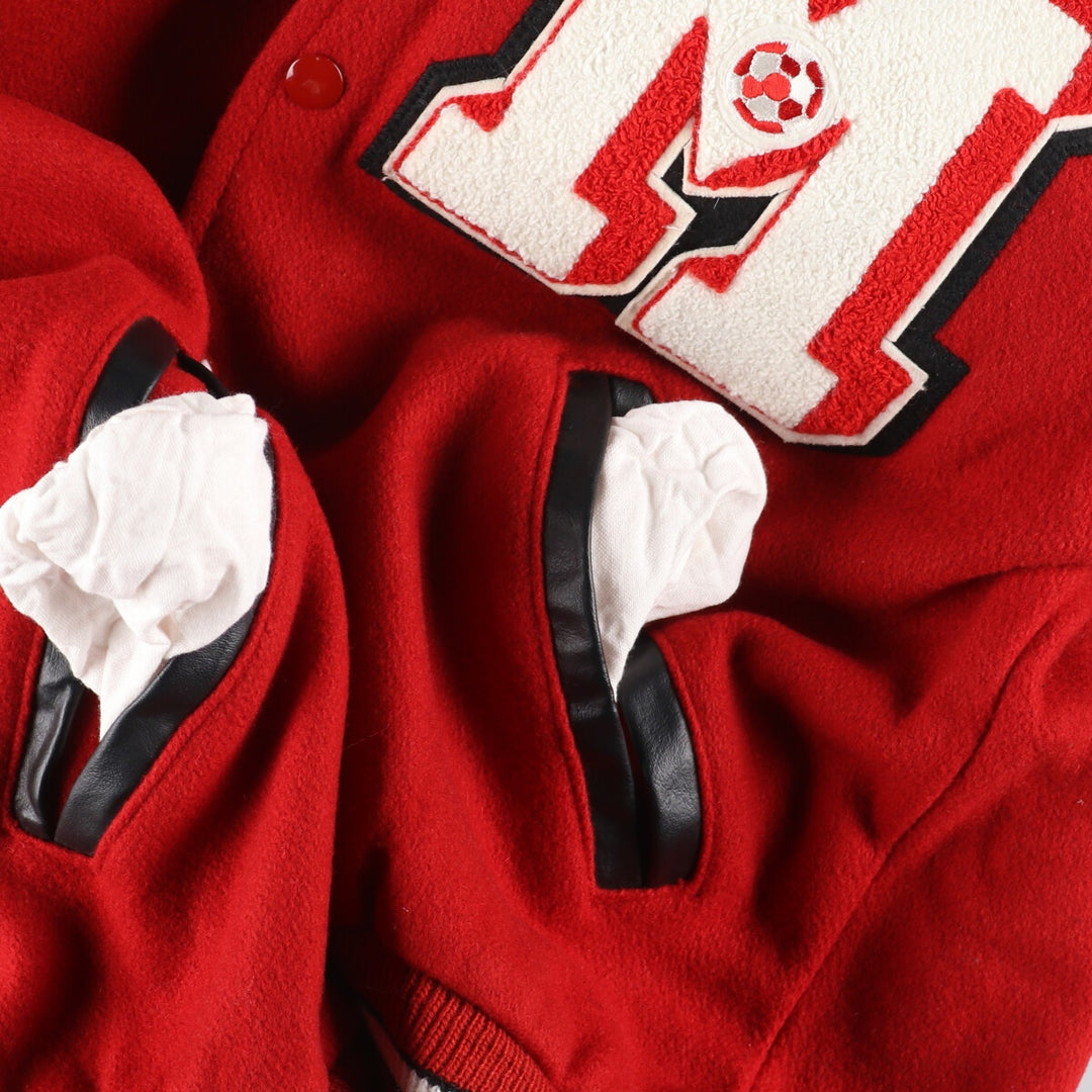 90'S NEFF Collared Wool Varsity Jacket Award Jacket Made in USA Men's S Vintage /eaa405780