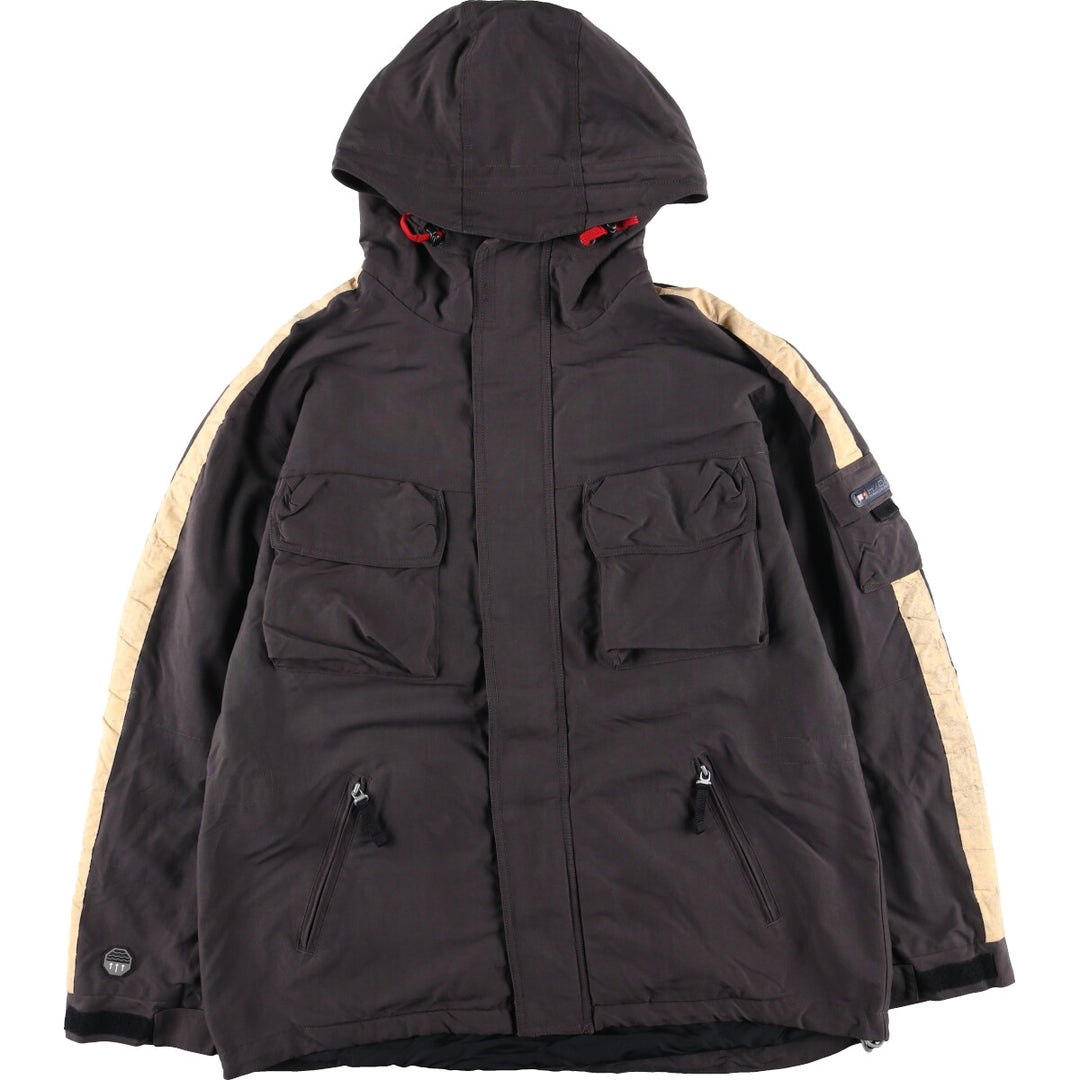 Vintage 90'S Tommy Hilfiger mountain parka, men's size L Nylon Charcoal Vintage Second Hand