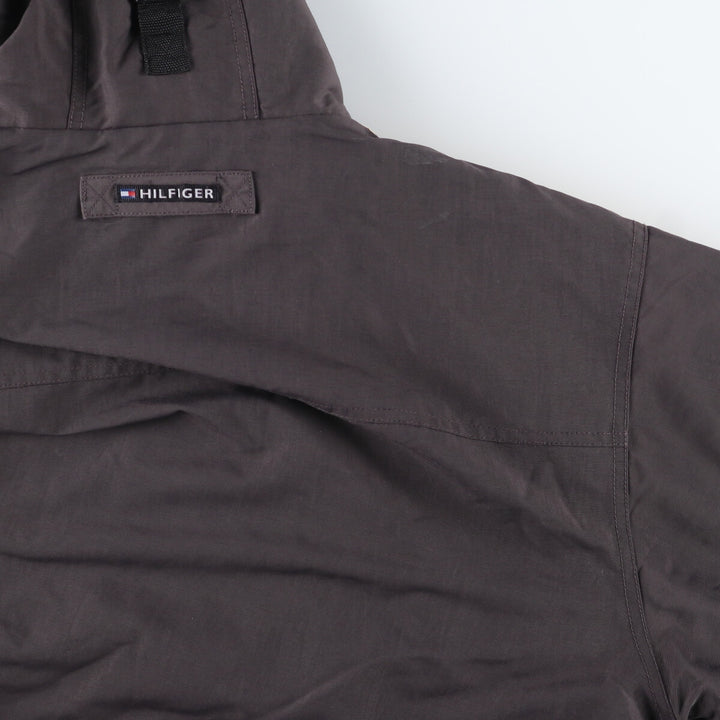 Vintage 90'S Tommy Hilfiger mountain parka, men's size L Nylon Charcoal Vintage Second Hand