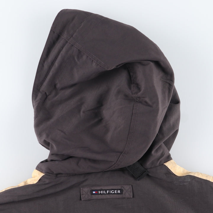 Vintage 90'S Tommy Hilfiger mountain parka, men's size L Nylon Charcoal Vintage Second Hand