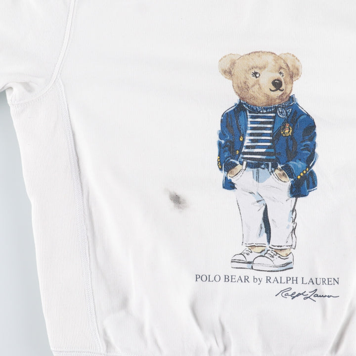 Ralph Lauren POLO RALPH LAUREN Polo Bear Print Sweatshirt Trainer Women's M /eaa405914