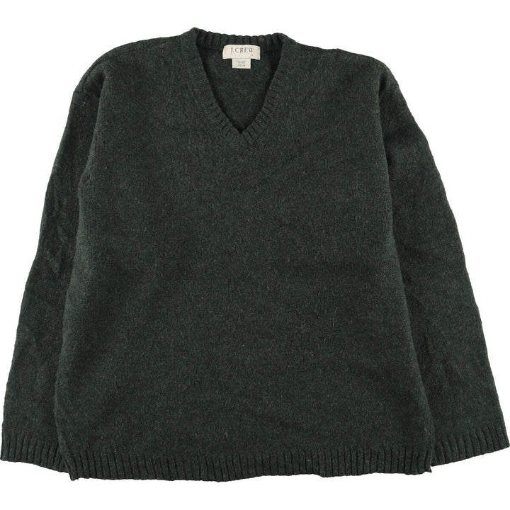 J.Crew V-neck wool knit sweater, men's L /eaa405984