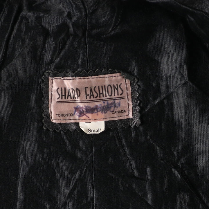 SHARP FASHIONS Leather Half Coat Men's S /eaa406051