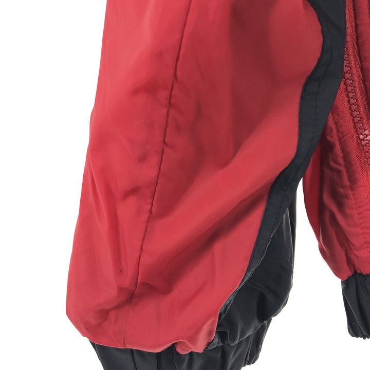 Snap on Half Zip Nylon Racing Jacket Men's L /eaa406081