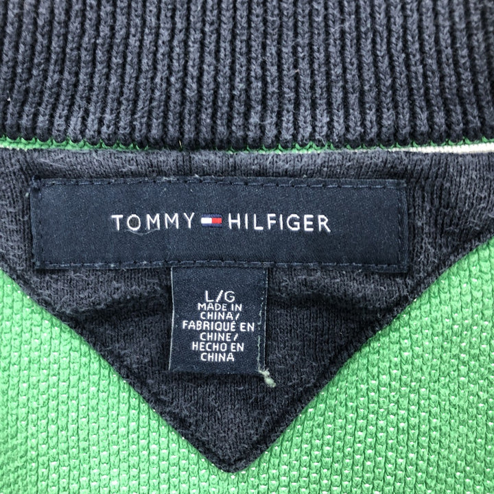 Tommy Hilfiger Cotton Knit Half Zip Sweater Men's L /eaa406238