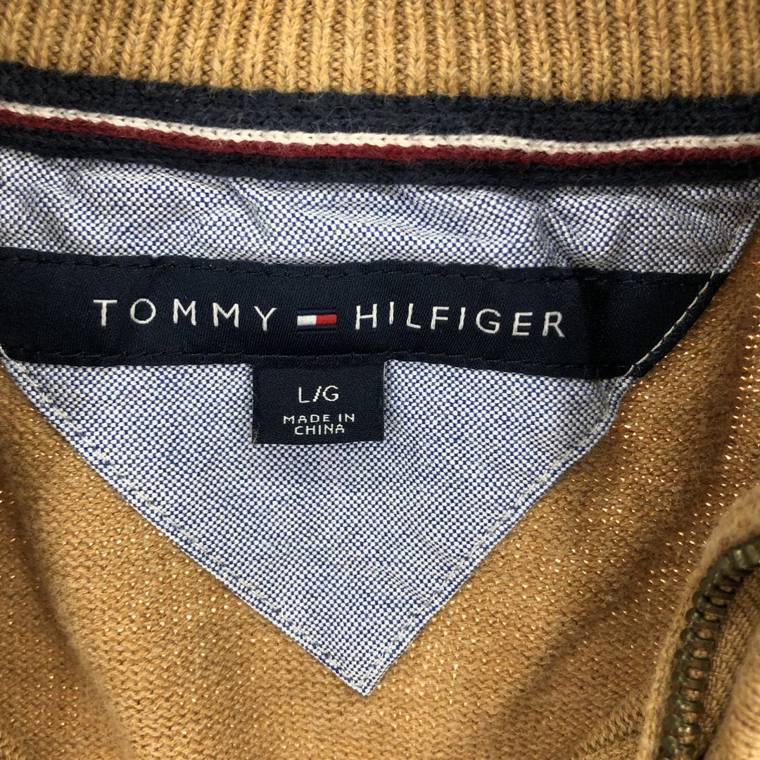 Tommy Hilfiger Cotton Knit Half Zip Sweater Men's L /eaa406248