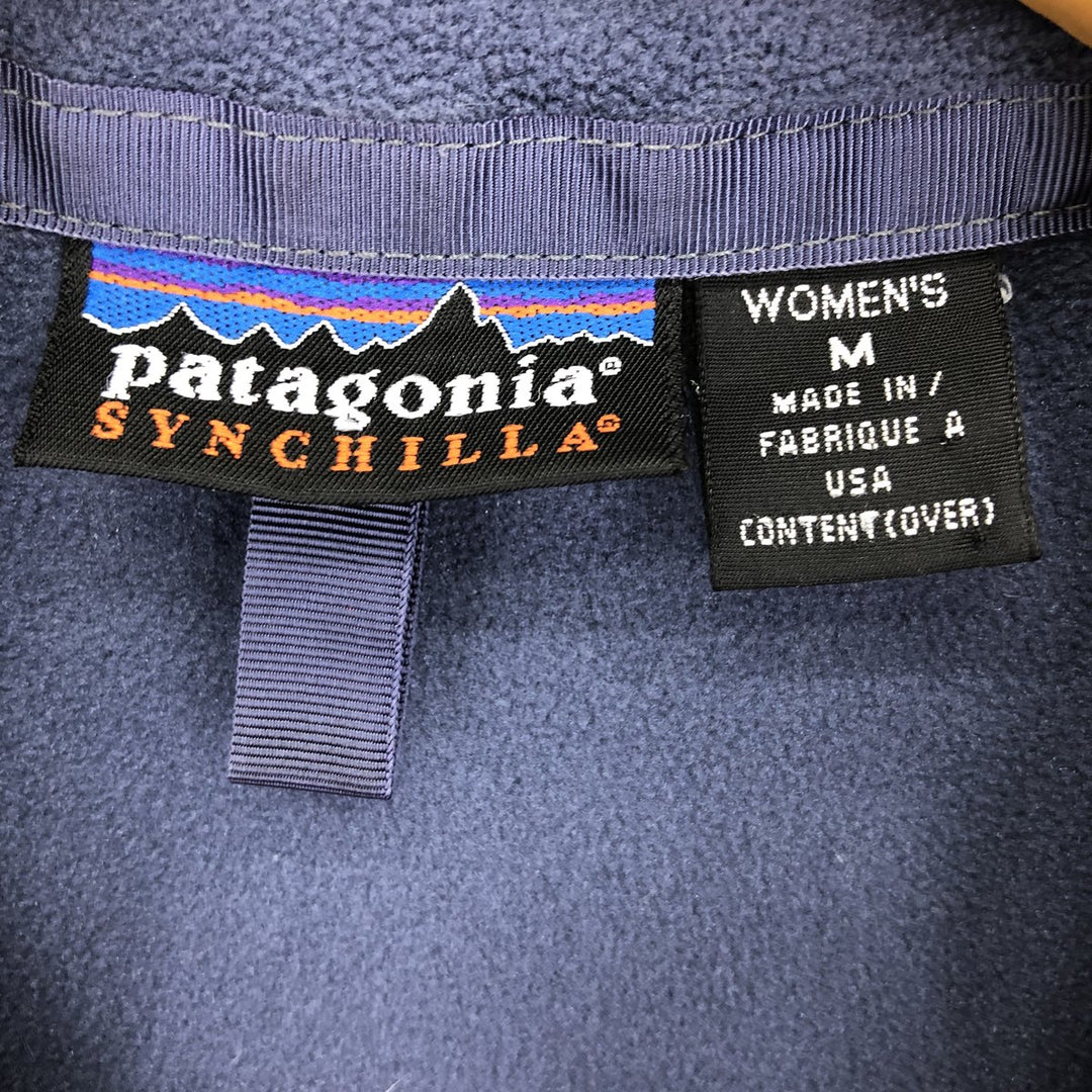 2002 Patagonia SYNCHILLA ELL Synchilla 28360 FA02 Fleece Jacket Made in USA Women's M [Elle] /eaa406288