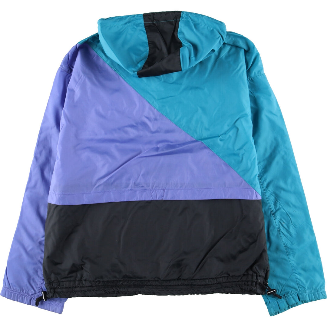 90'S Nike Silver Tag Half Zip Nylon Hoodie Men's L Vintage /eaa406437