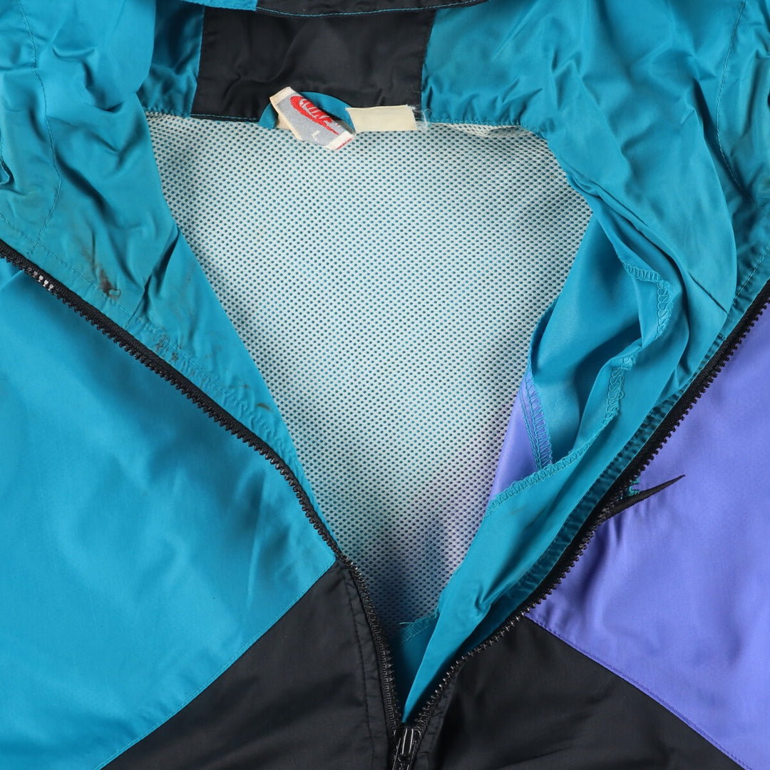 90'S Nike Silver Tag Half Zip Nylon Hoodie Men's L Vintage /eaa406437