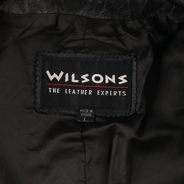 90'S WILSON Leather Coat Men's L Vintage /eaa406483