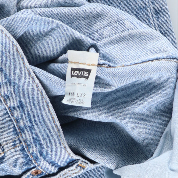 90'S Levi's 00501 0191 Straight Denim Pants Made in USA Men's W38 Vintage /eaa406502
