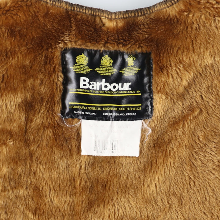 90'S Barbour A295 ACRYLIC LINING 3 Warrant Pile Liner Vest Made in England C48 Men's XL Vintage /eaa406655