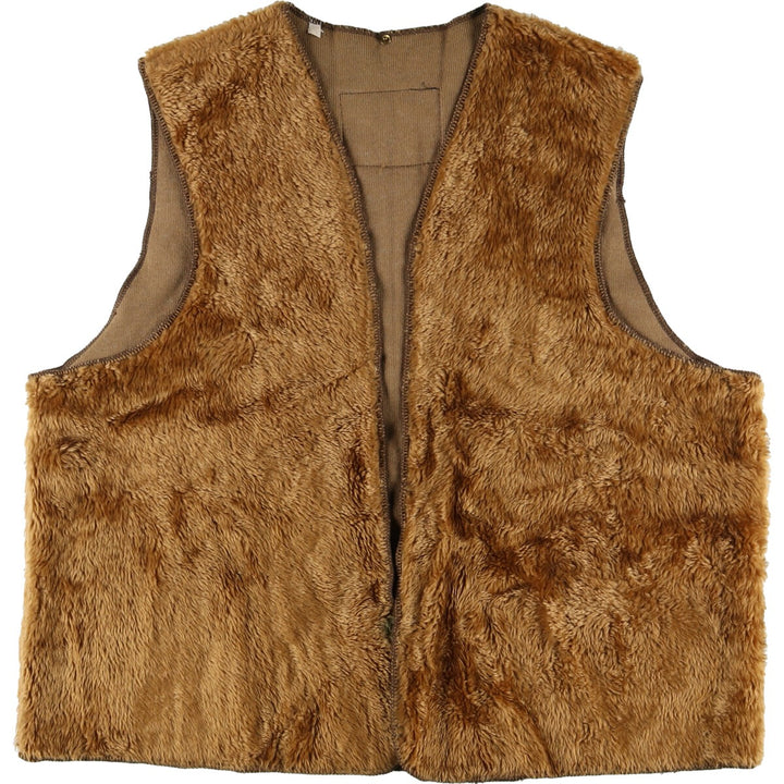 80s-90'S Barbour A297 ACRYLIC LINING Former 3 Warrant Pile Liner Vest Made in England C46/46.1" Men's XL /eaa406667