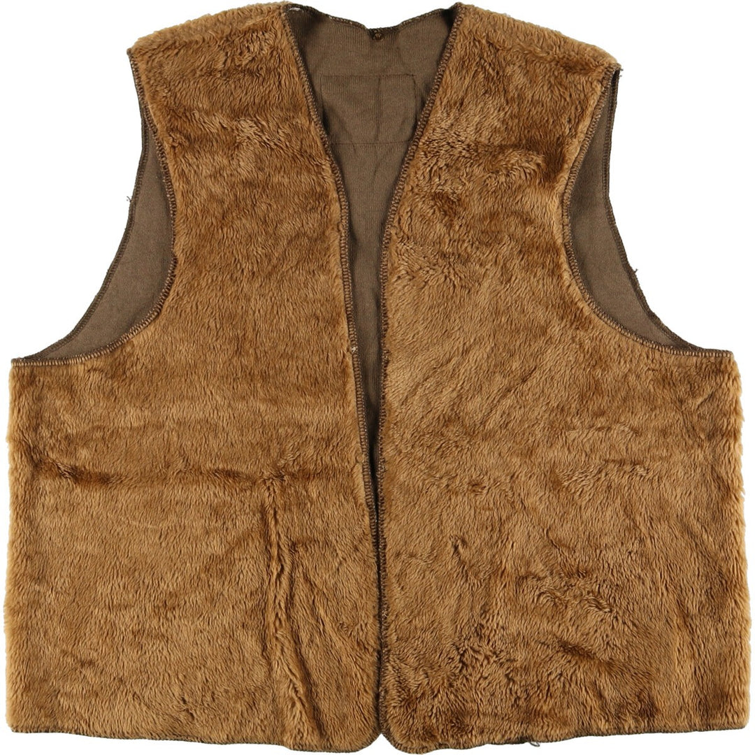 80s-90'S Barbour A297 ACRYLIC LINING Former 3 Warrant Pile Liner Vest Made in England C50/50" Men's XXL /eaa406668