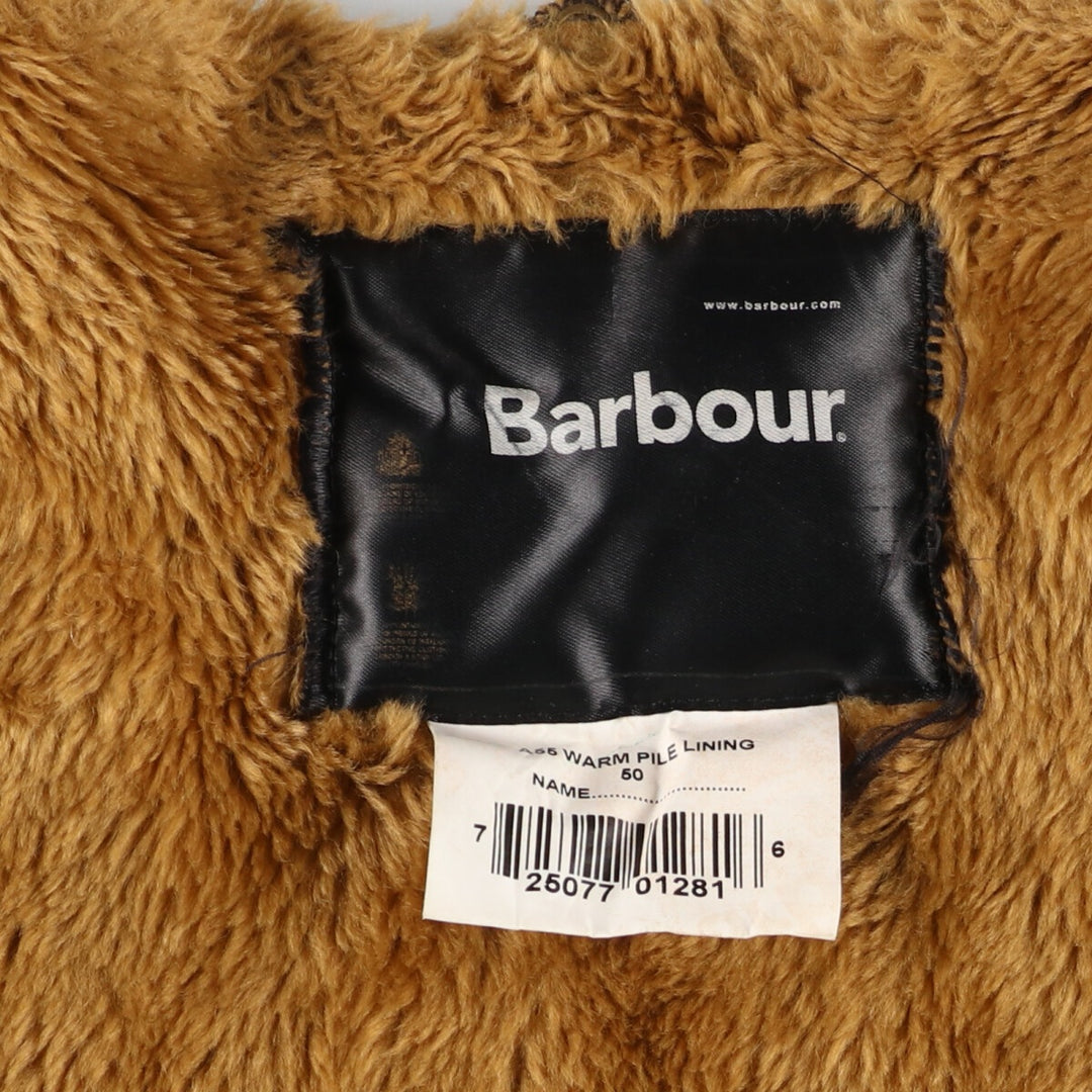 80s-90'S Barbour A55 WARM PILE LINING Former 3 Warrant pile liner vest Men's XXL Vintage /eaa406676