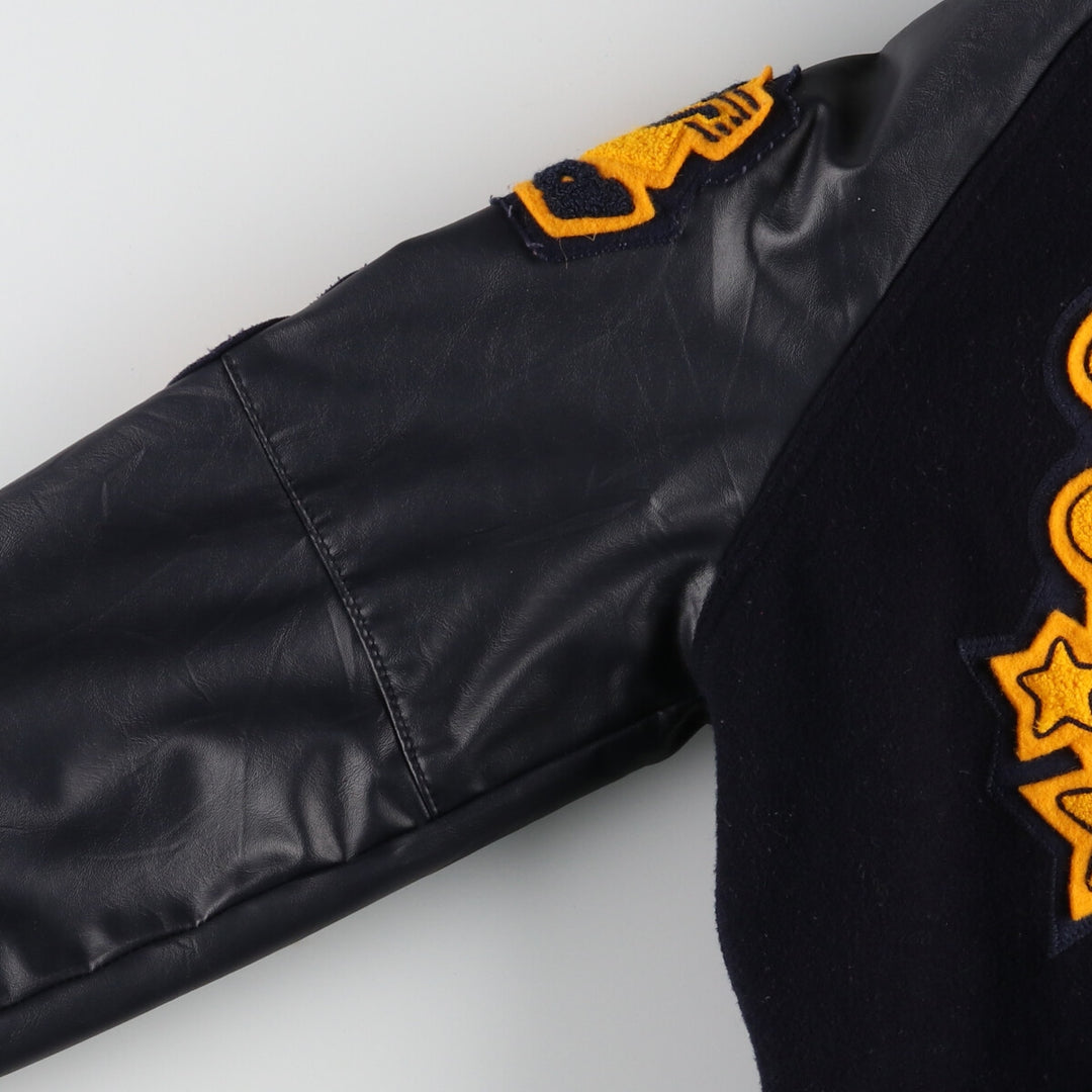 POWERS Collared Wool Stadium Jacket Award Jacket Varsity Jacket Men's M /eaa406803