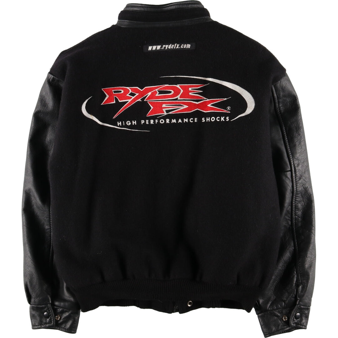 UNKNOWN Leather Sleeve Wool Varsity Jacket Award Jacket Varsity Jacket Made in Canada Men's L /eaa406807