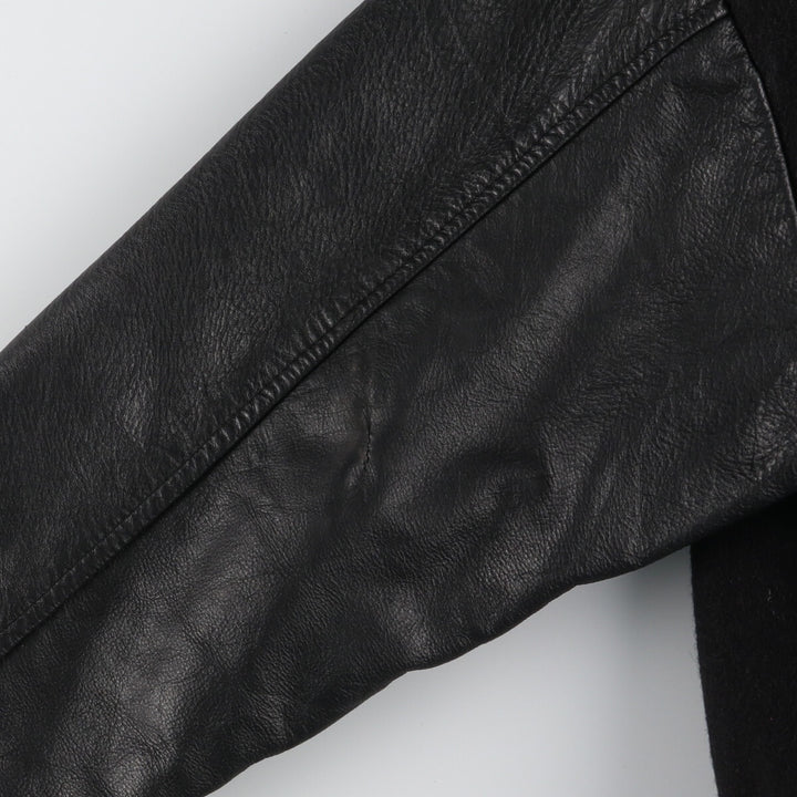 UNKNOWN Leather Sleeve Wool Varsity Jacket Award Jacket Varsity Jacket Made in Canada Men's L /eaa406807