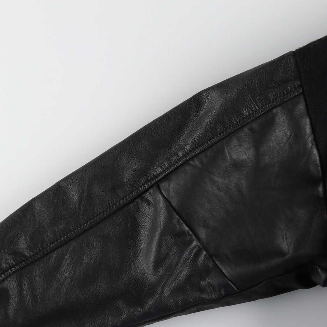 UNKNOWN Leather Sleeve Wool Varsity Jacket Award Jacket Varsity Jacket Made in Canada Men's L /eaa406807